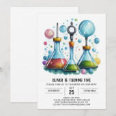 Online Discovery Fusion Scientist Verjaardag Kaart (Voorkant / Achterkant)