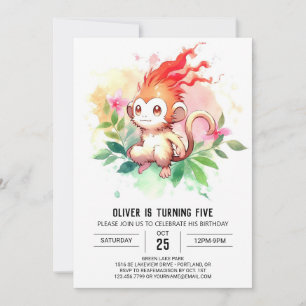 Online Enchanted Monkey Verjaardag Kaart