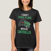 Online gamer voor een controller nerd 2 t-shirt (Voorkant)