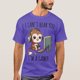 Online Gaming Monkey cadeau vintage T-shirt