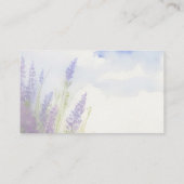 Online RSVP QR Code wolken bruiloft website Visitekaartje (Achterkant)