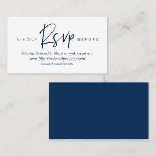 Online RSVP, Wedding website, Password, Reminder E Informatiekaartje