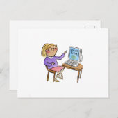 Online Tutor Briefkaart (Voorkant / Achterkant)