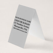 Online Tutor Educator Mentor Coach Silver Grey Visitekaartjes (Achterkant)