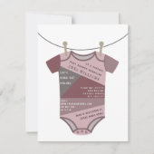 Online virtueel Baby shower per e-mail kruimelpak Kaart (Voorkant)