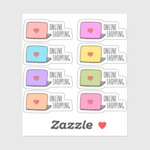 Online winkelen Herinnering functionele planner be Sticker