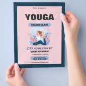 Online Yoga Class Flyer (Hand)