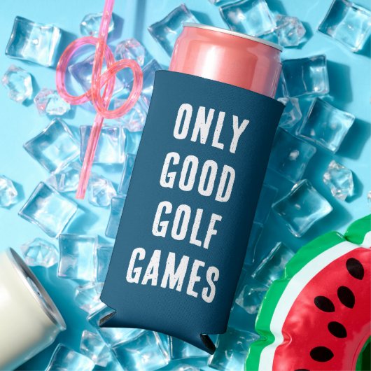 "Only Good Golf Games" Grappig citaat - Blauw & Wi (Insitu Zomer)
