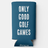 "Only Good Golf Games" Grappig citaat - Blauw & Wi (Achterkant)
