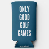 "Only Good Golf Games" Grappig citaat - Blauw & Wi (Voorkant)