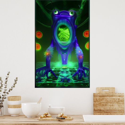 Only Half Afraid Poster (Keuken)