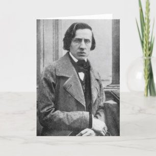 Only Known Photograph of Frederic Chopin Kaart