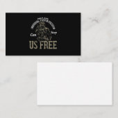 Only Our Individual Faith In Freedom Visitekaartje (Voorkant / Achterkant)