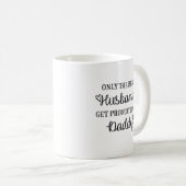 Only the best husbands get promoted to daddy ♥ koffiemok (Voorkant rechts)