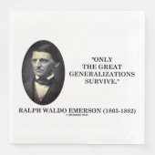 Only The Great Generalizations Survive Emerson Servet (Voorkant)