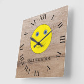 Only with you vierkante klok (Hoek)