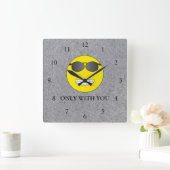 Only with you vierkante klok (Huis)