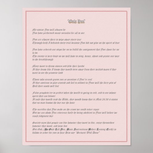 Only You - Poster (Voorkant)