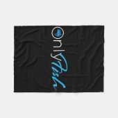 Onlyfish Vis T-shirt Fleece Deken (Voorkant (Horizontaal))
