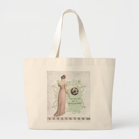 Onmeetbare liefde grote tote bag (Voorkant)