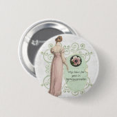 Onmeetbare liefde ronde button 5,7 cm (Voorkant /achterkant)