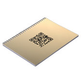 Onmiddellijk bewerkbare QR-code sjabloon | Nepgoud Notitieboek (Linkerzijde)