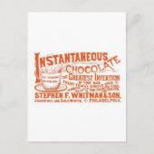 Onmiddellijk chocolade! briefkaart (Voorkant)