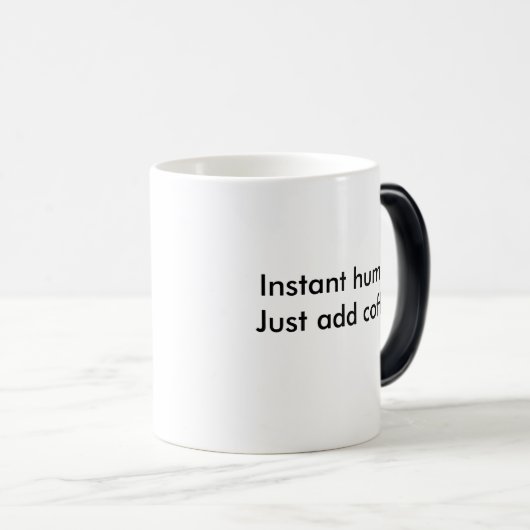 Onmiddellijk menselijk. magische mok (Voorkant rechts)