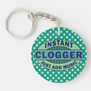 Onmiddellijke Clogger voegt enkel Muziek toe Sleutelhanger