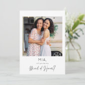 Onmiddellijke foto Mijn dochter van het eervolle v Kaart (Staand voorkant)