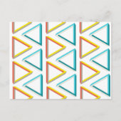 Onmogelijk driehoekig grijs patroon briefkaart (Voorkant)