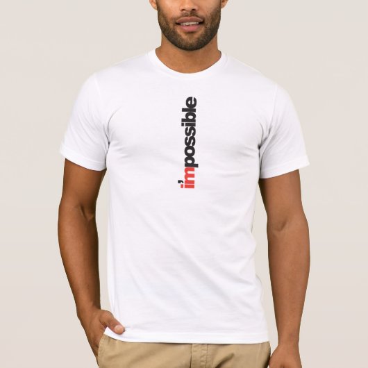 onmogelijk T-shirt (Voorkant)