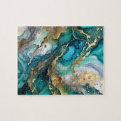 Onmogelijke abstracte marmeren legpuzzel (Horizontaal)