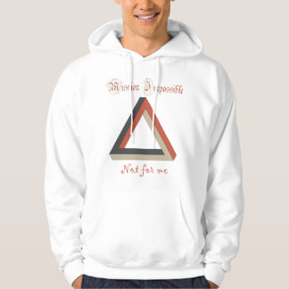 Onmogelijke driehoek hoodie