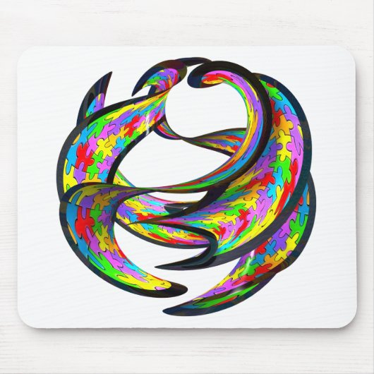 Onmogelijke geometrie muismat (Voorkant)