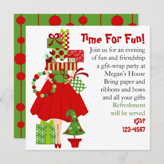 Onmogelijke Gift Stack Kaart (Voorkant / Achterkant)