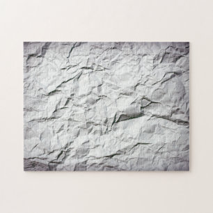 Onmogelijke kreukelpapierpuzzel legpuzzel