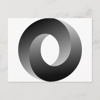 Onmogelijke optische cirkelverlichting briefkaart