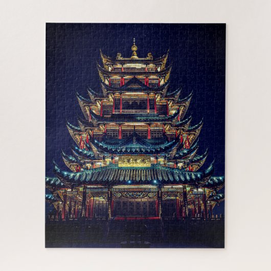 Onmogelijke puzzel - Aziatische tempel (Verticaal)