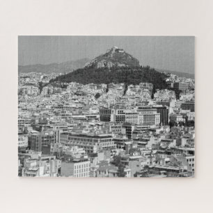 Onmogelijke puzzel - BW Athene-berg Olympus