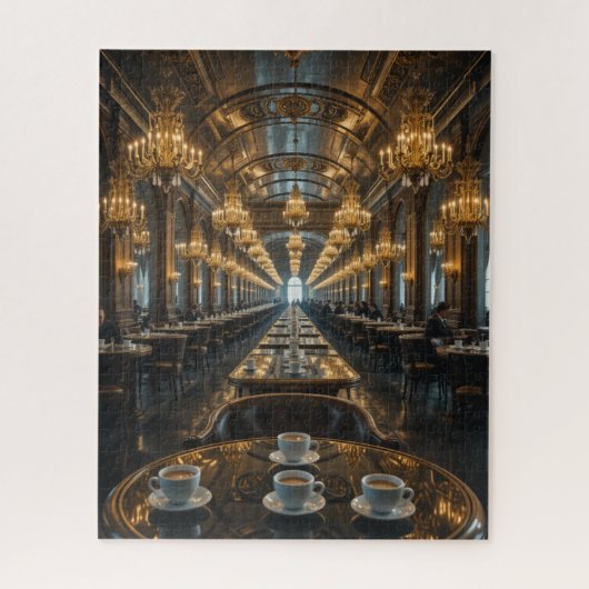 onmogelijke puzzel - Café Endless Reflections (Verticaal)