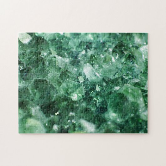 Onmogelijke puzzel - Emerald Gem Macro Legpuzzel (Horizontaal)
