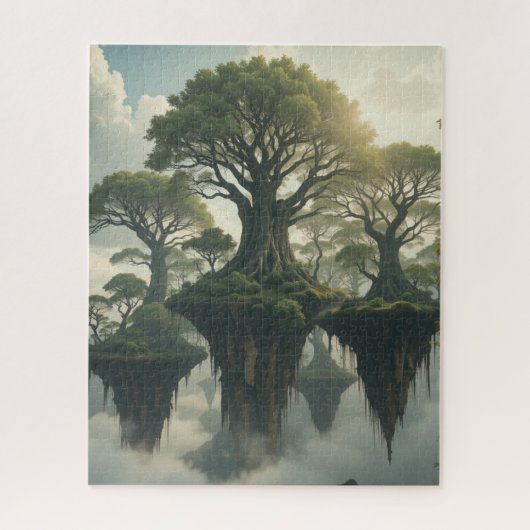 onmogelijke puzzel - Het drijvende bos (Verticaal)