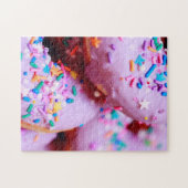 Onmogelijke puzzel - Roze donuts Legpuzzel (Horizontaal)