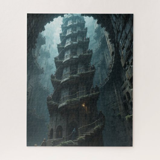 onmogelijke puzzel - Stairway Paradox Legpuzzel (Verticaal)