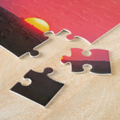 Onmogelijke puzzel - trekvogels legpuzzel (Zijkant)