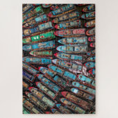 Onmogelijke puzzel - Vissende boten (Verticaal)