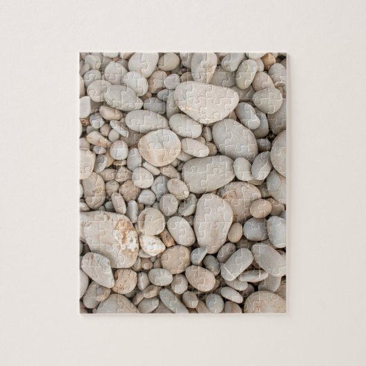 Onmogelijke puzzel - witte kebbels legpuzzel (Verticaal)