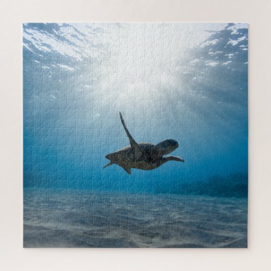 Onmogelijke puzzel - Zee schildpad Legpuzzel (Verticaal)