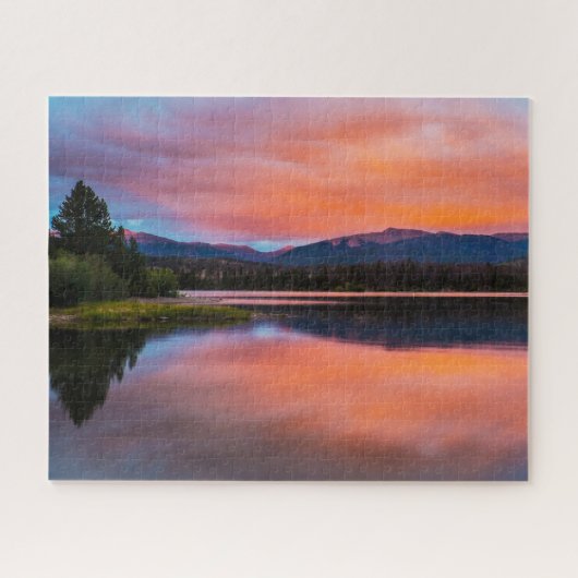 Onmogelijke puzzel - Zonneopslag op het meer (Horizontaal)